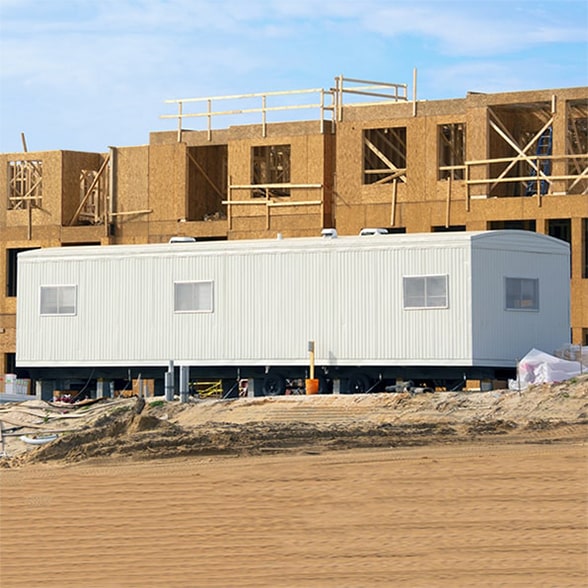 our construction & jobsite shower trailers require only standard water and electricity hookups to function properly
